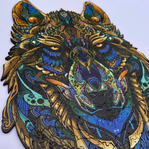 Kék Farkas Fa Puzzle