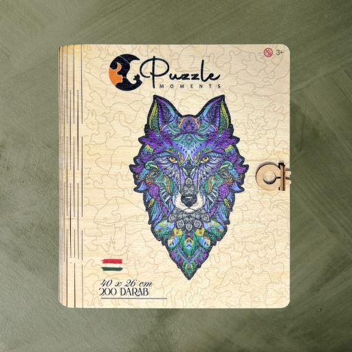 Indián Farkas Fa Puzzle